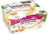 Danonino sans sucres ajoutes banane fleur d'oranger 90 g x 4 - Produit