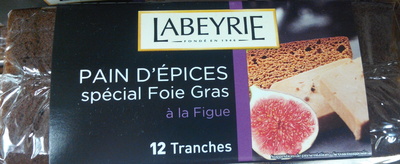 Pain d'épices spécial foie gras à la figue - Produit