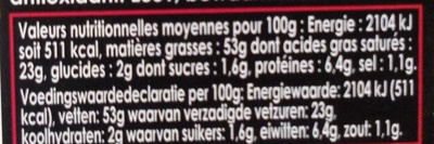Apéritif Bloc de foie gras de Canard - Nutrition facts - fr