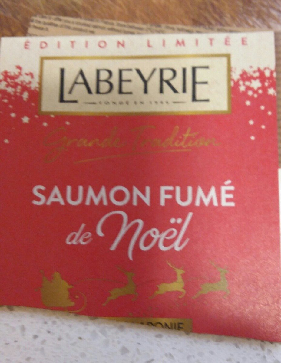 saumon fumé de noël - Ingredients - fr