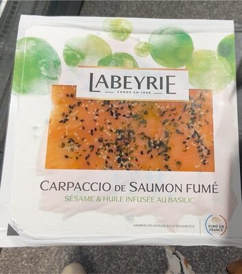 Carpaccio de saumon fumé - Produkt - fr