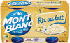 MONT BLANC Crème dessert Coupelles Riz au lait Vanille 4x125g - نتاج