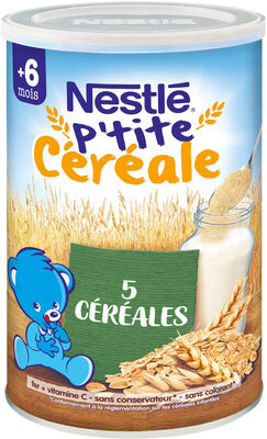 NESTLE P'TITE CEREALE 5 Céréales - Boîte 400g - Dès 6 mois - نتاج - fr