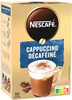 NESCAFÉ Cappuccino Décaféiné, Café soluble, Boîte de 10 sticks (12,5g chacun) - نتاج