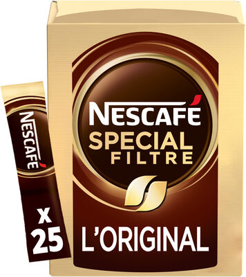 NESCAFÉ SPECIAL FILTRE L'Original, Café Soluble, Boîte de 25 Sticks - Product - fr