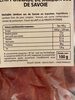 Chiffonnade jambon sec de Savoie nature - Product