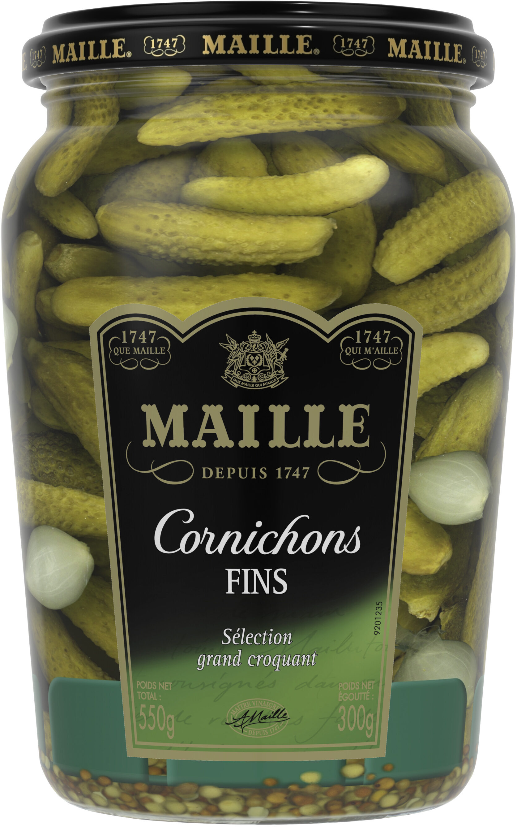 Maille Cornichons Fins Bocal 300g - Produit