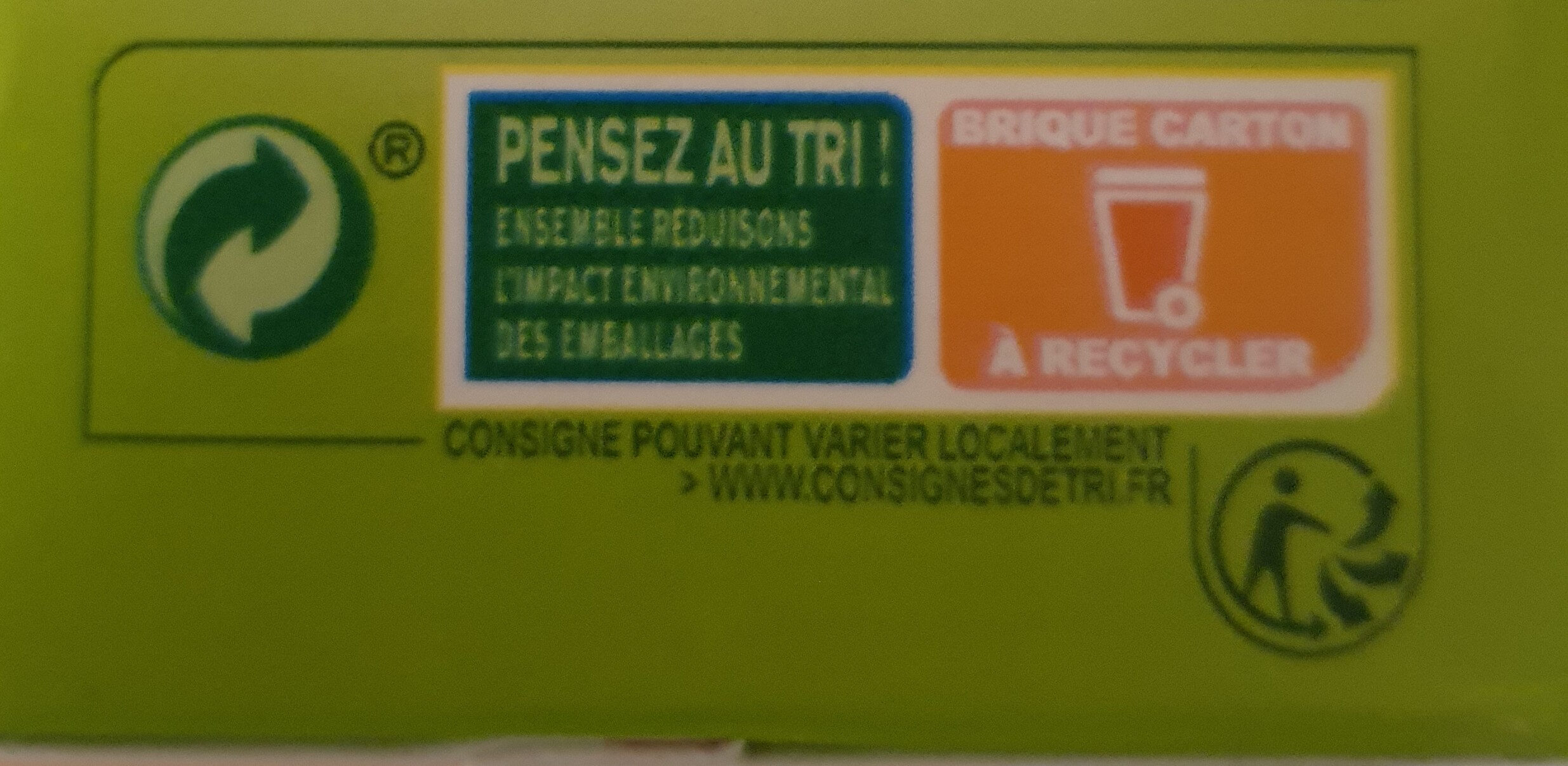 velouté de potiron - Instrucciones de reciclaje y/o información de embalaje - fr
