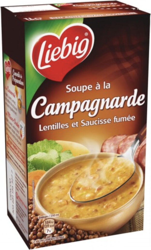 Soupe à la Campagnarde Lentilles et Saucisse fumée - Producto - fr