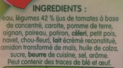 Velouté de 10 legumes - Ingredientes - fr
