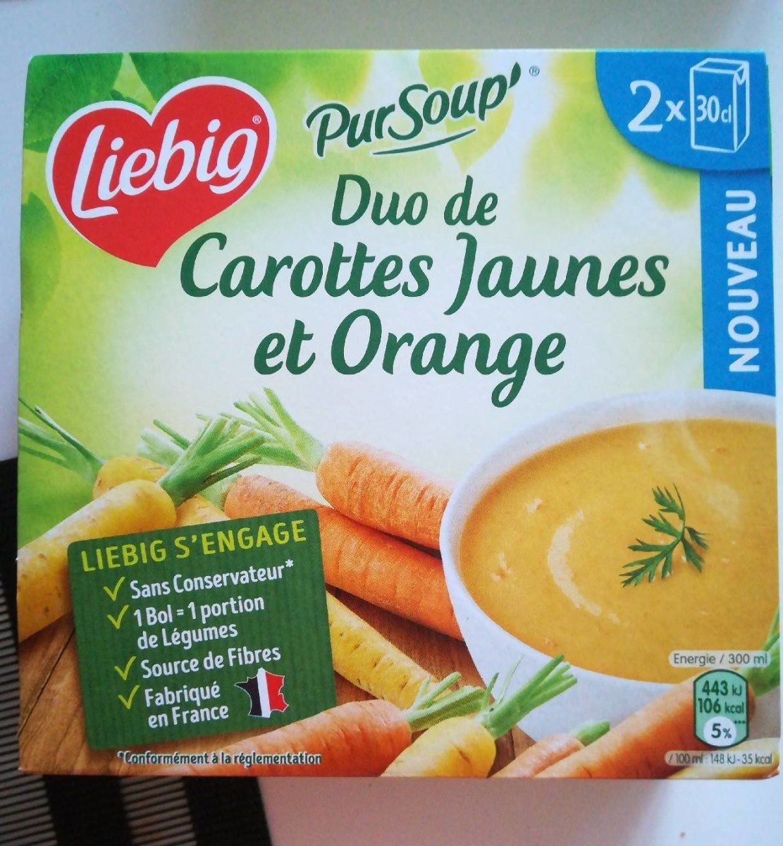 PurSoup' - Duo de Carottes Jaunes et Orange - Producto - fr