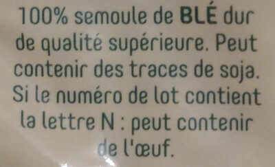Coquillettes - Ingrediënten - fr