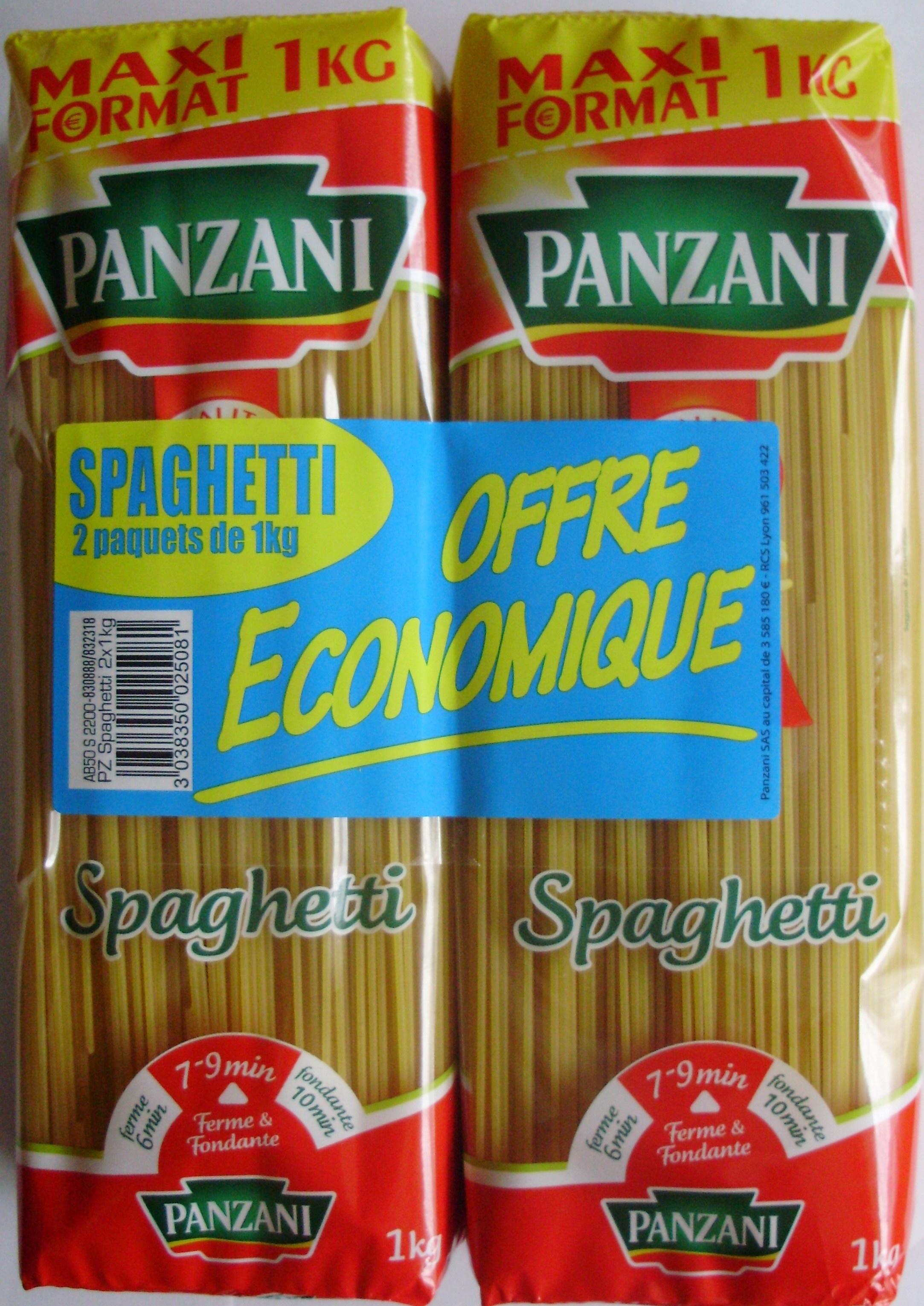 Spaghetti N°3 (Offre Économique) - Produit