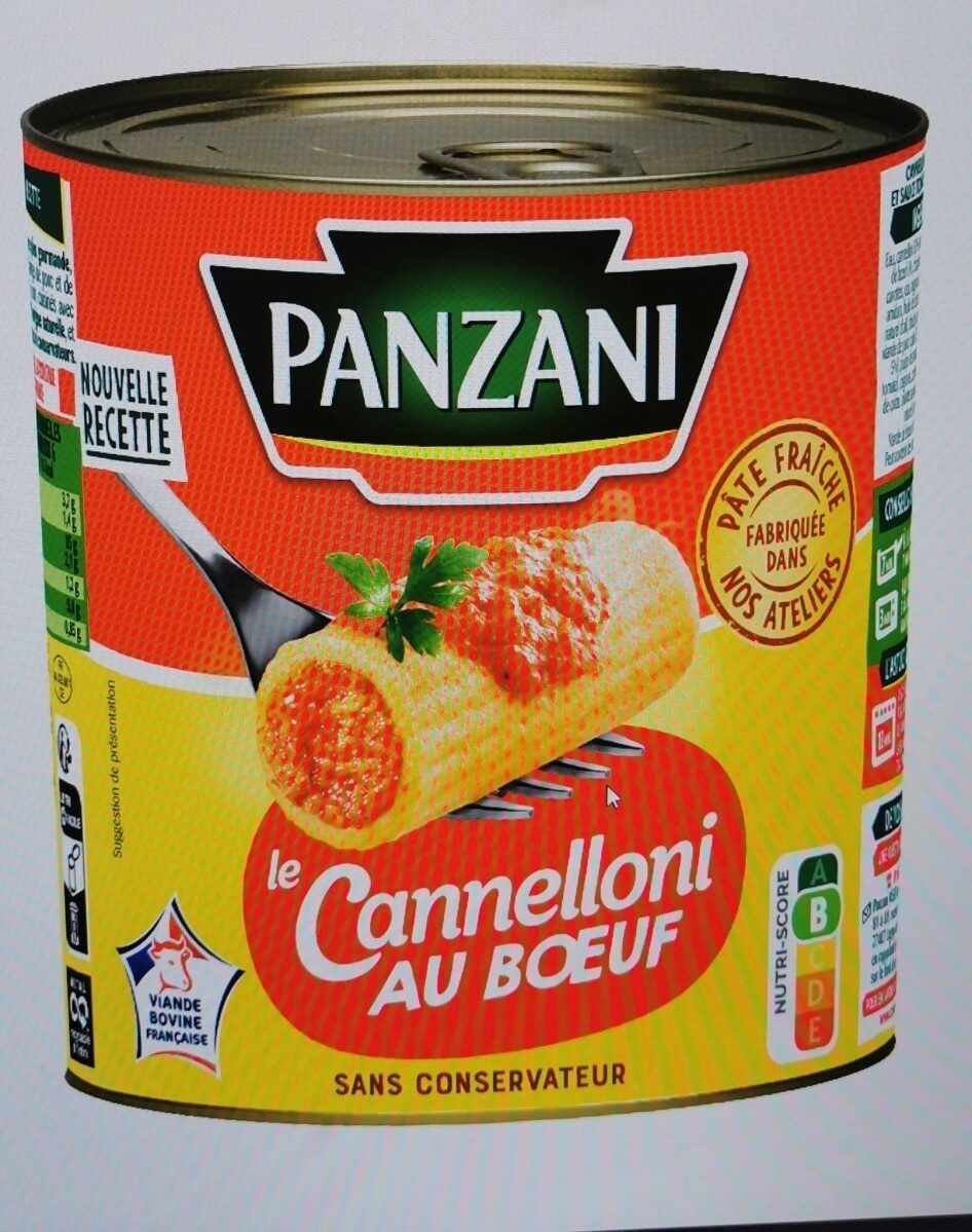 Le Cannelloni (100 % pur Bœuf) - Product - fr