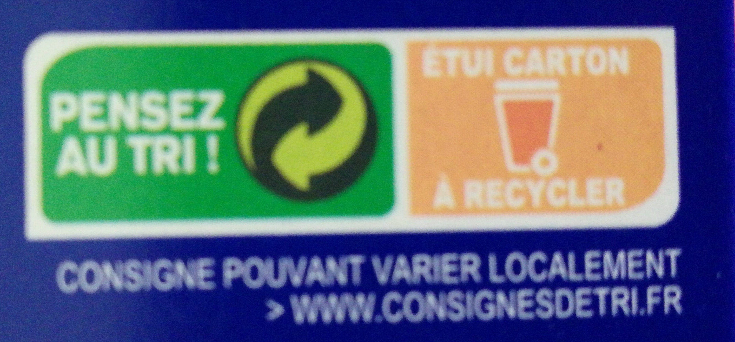 Riz basmati Sélection - Instrucciones de reciclaje y/o información de embalaje - fr