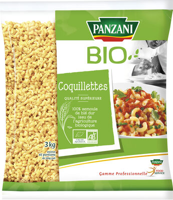 Panzani coquillette bio qualite superieure 3kg - Product - fr