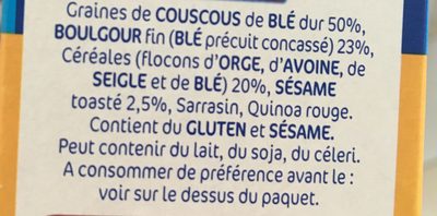 Boulgour (Cuit) - Ingredients - fr