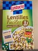 Lentilles Faciles Vertes et Jaunes - Produit