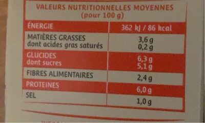 Pz bolognaise veggie 2kg - Nutrition facts - fr
