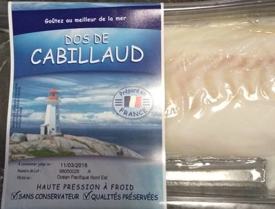 Dos de Cabillaud - Product - fr