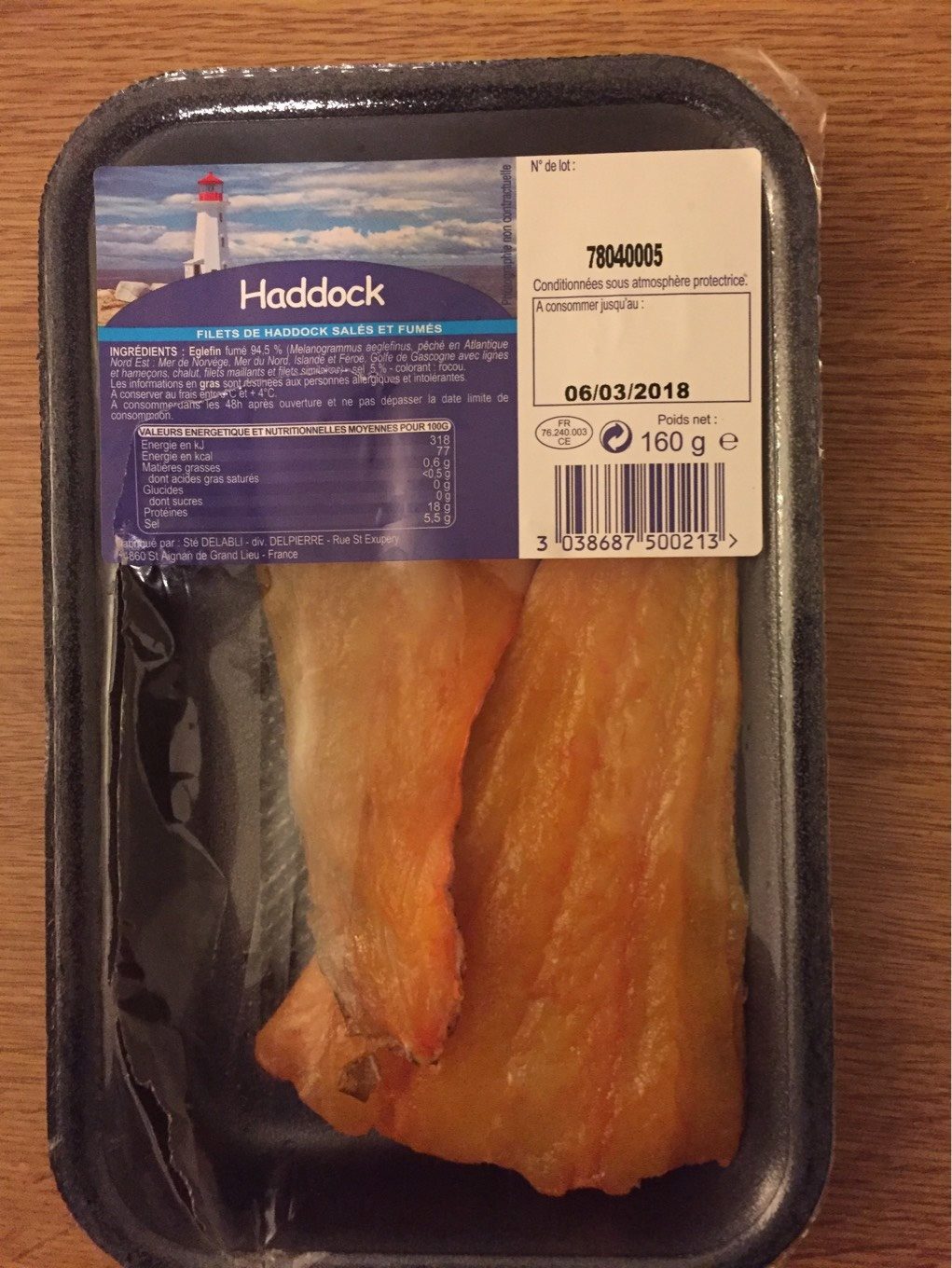 Filets de Haddock salés et fumés - 产品 - fr