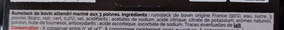 L'Absolu Pavés de Rumsteck aux 3 poivres - Ingredientes - fr
