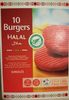 10 Burgers Halal Surgelés - Produit