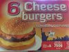 6 cheese burgers - Produit