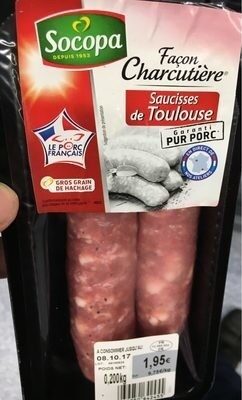 Façon Charcutière - Saucisses de Toulouse  pur porc - Product - fr