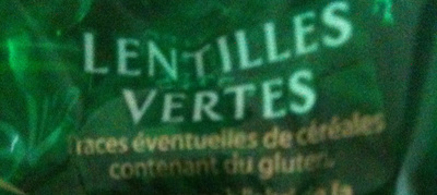 Lentilles vertes cello - Ingredients - fr