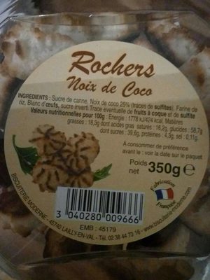 Rochers noix de coco - Product - fr