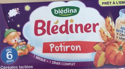 Blediner -  Mon repas complet du soir, Dès 6 mois - Produit