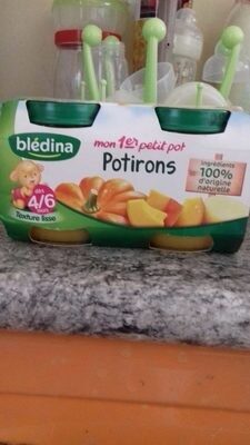 BLEDINA POTS FRUITS Mon 1er Petit Pot Pommes 2x130g Dès 4/6 Mois - Product - fr