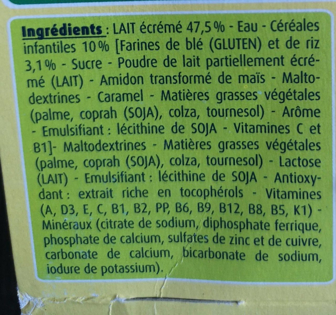 Blédidej biscuité - Ingredients - fr