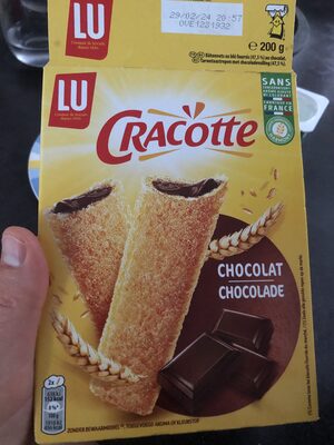 Bâtonnets de céréales fourrés (47,5 %) au chocolat - Cracotte Chocolat - Produit