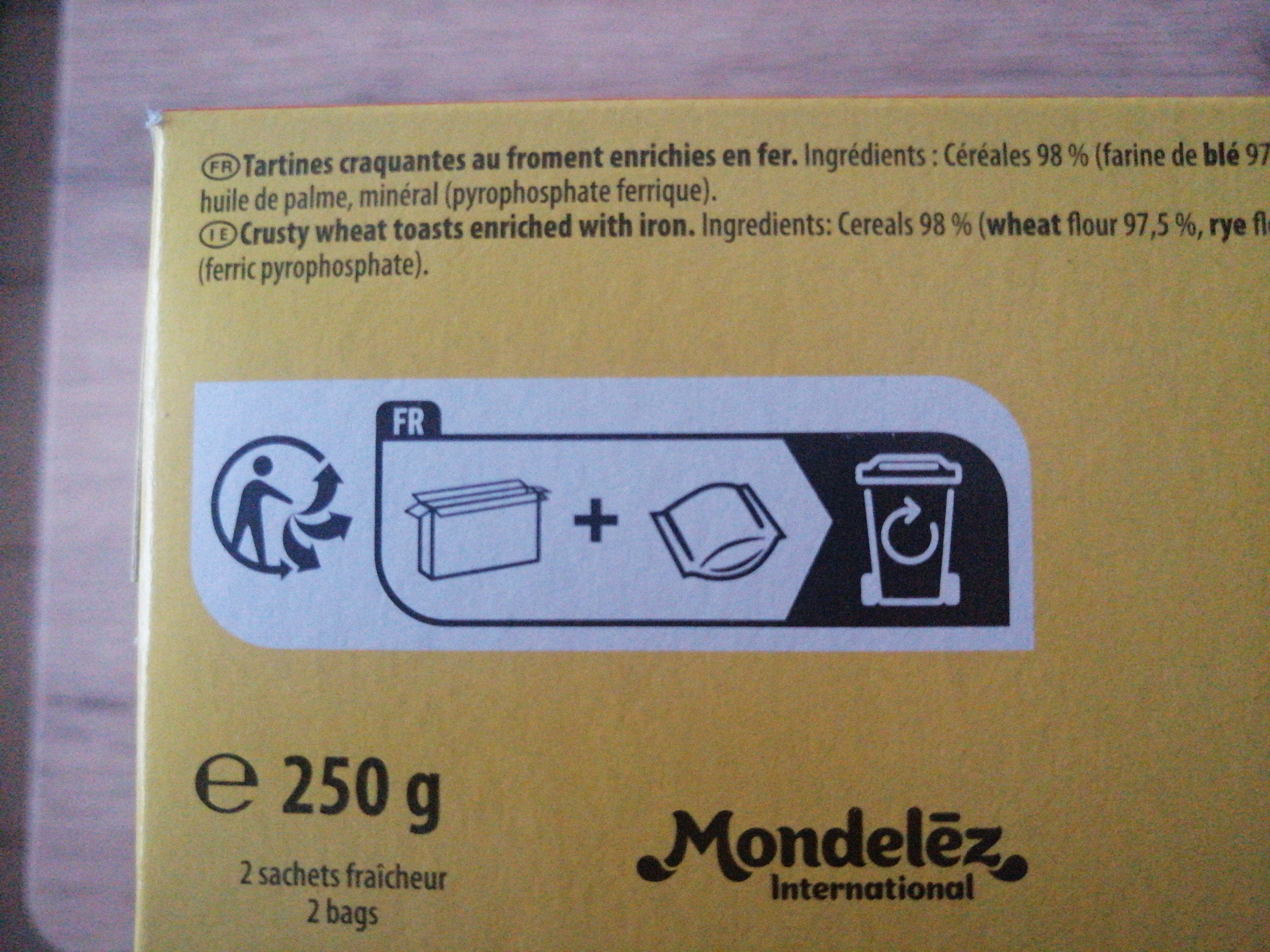Cracotte - Recycling instructions and/or packaging information - fr