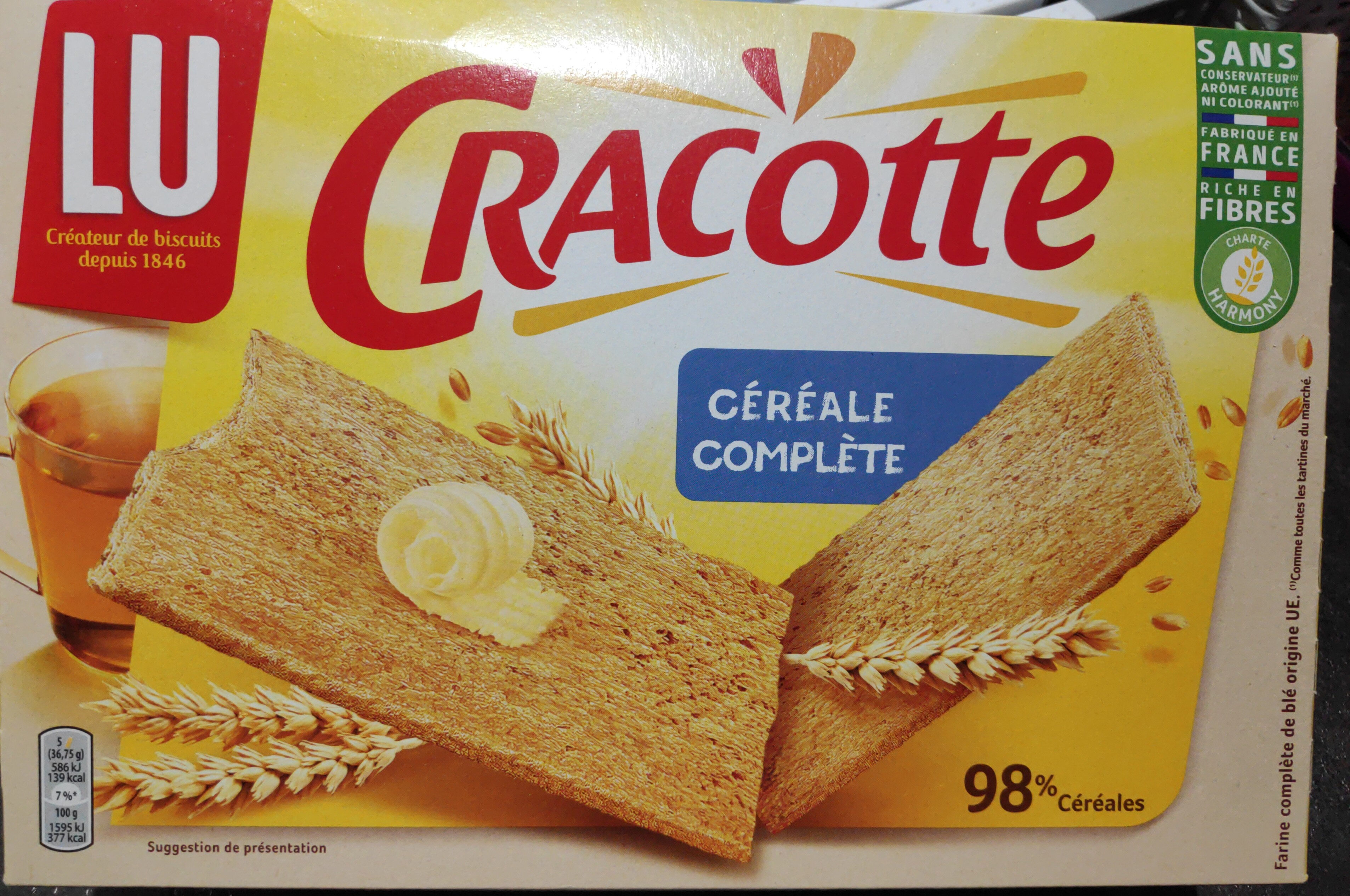 Cracotte Céréales Complètes - Prodotto - fr