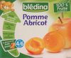 BLEDINA POTS FRUITS Pommes Abricots 4x130g Dès 4/6 Mois - Produit