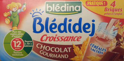 BLEDINA BLEDIDEJ Croissance Chocolat Gourmand 4x250ml Dès 12 Mois - Produit