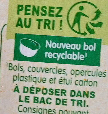 Tomates Semoule Poisson - Recycling instructions and/or packaging information - fr