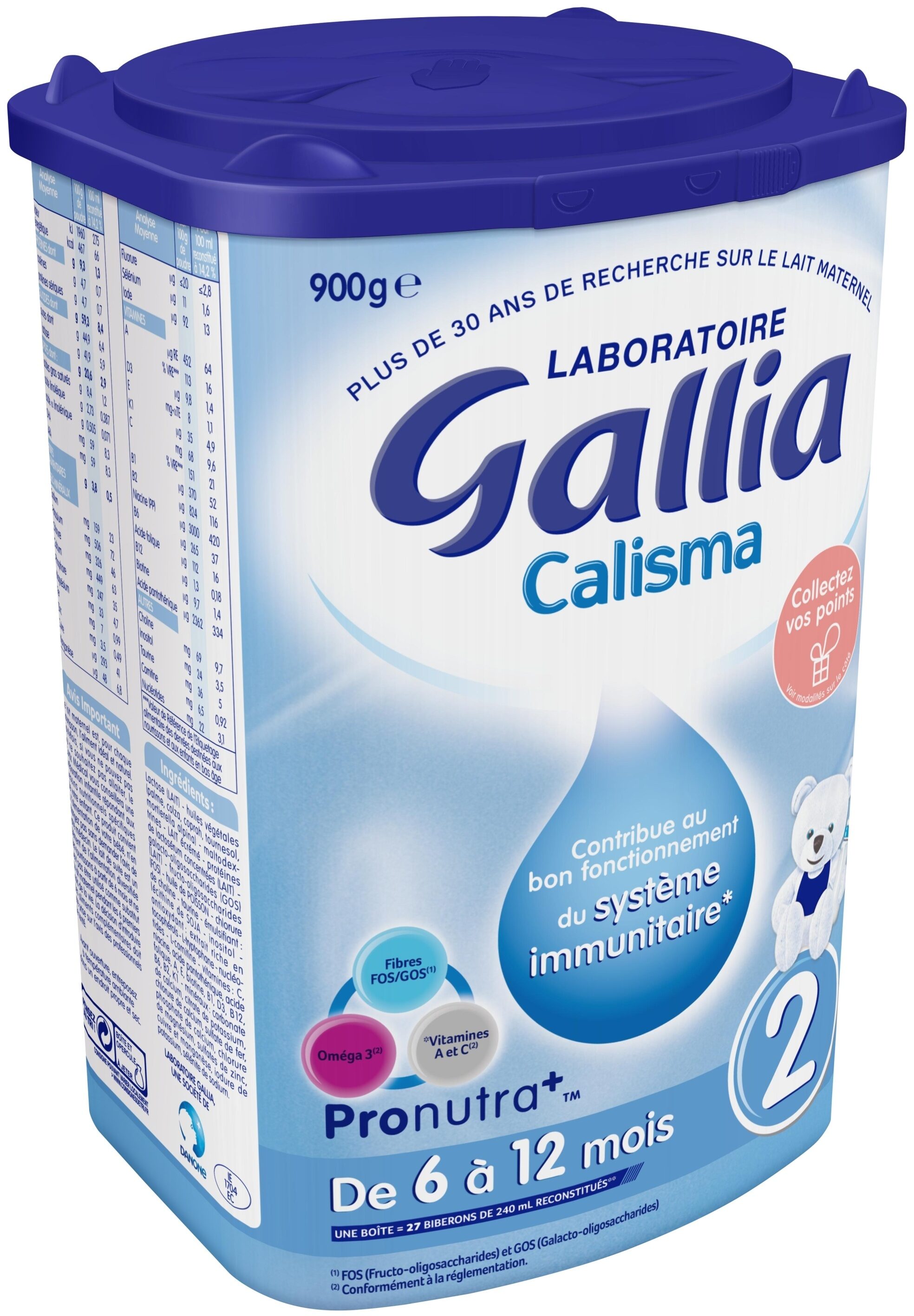 GALLIA CALISMA 2ème âge 900G De 6 à 12 mois - Producte - fr