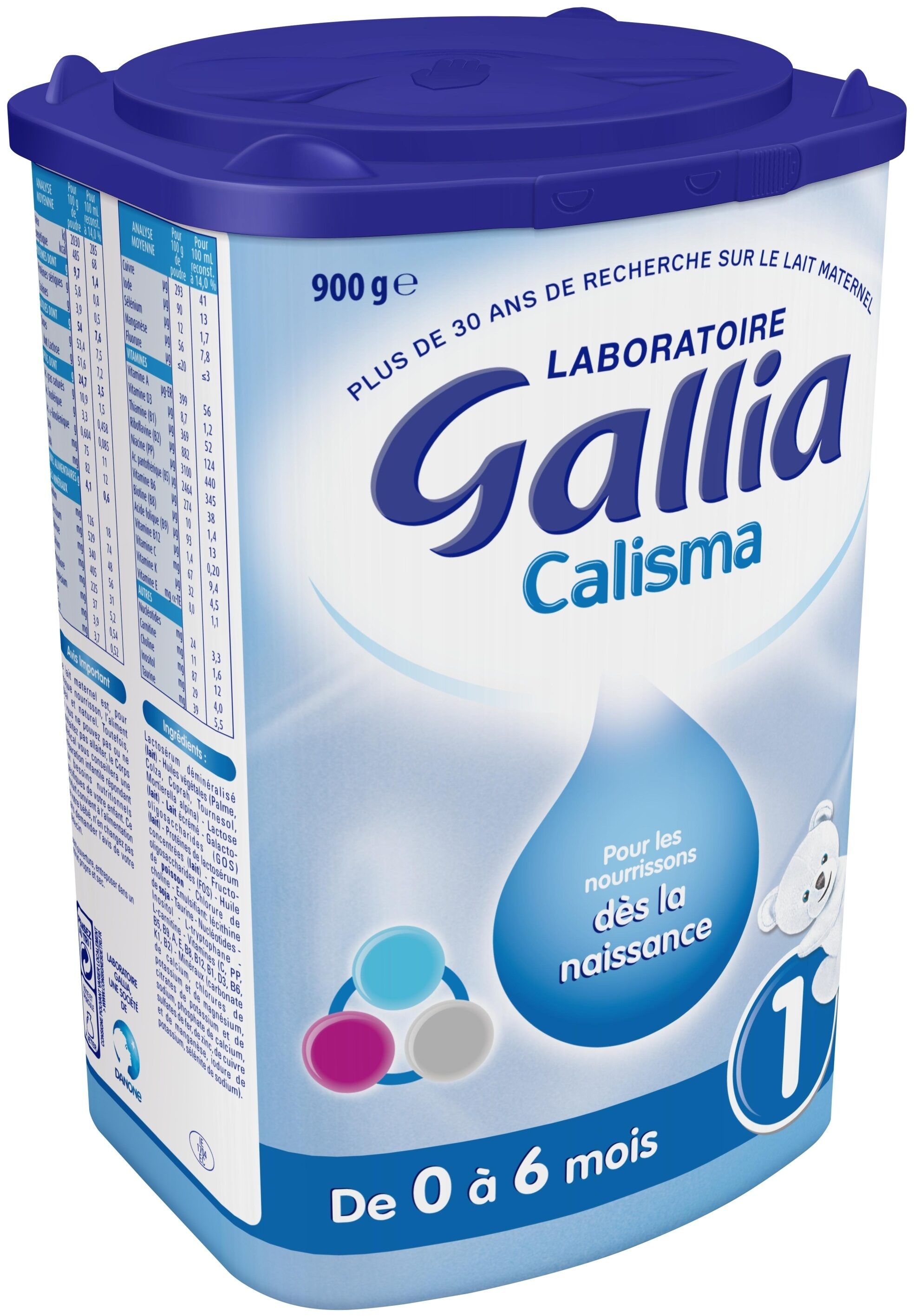 GALLIA CALISMA 1ER AGE 900g De 0 à 6 mois - Producte - fr