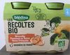 BLEDINA LES RECOLTES BIO Brocolis Pommes de Terre Veau 2x200g Dès 6 Mois - Produit