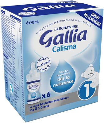 Gallia Calisma1 Coffret dés la naissance 6 x 70 ml de 0 à 6 mois - Producto - fr