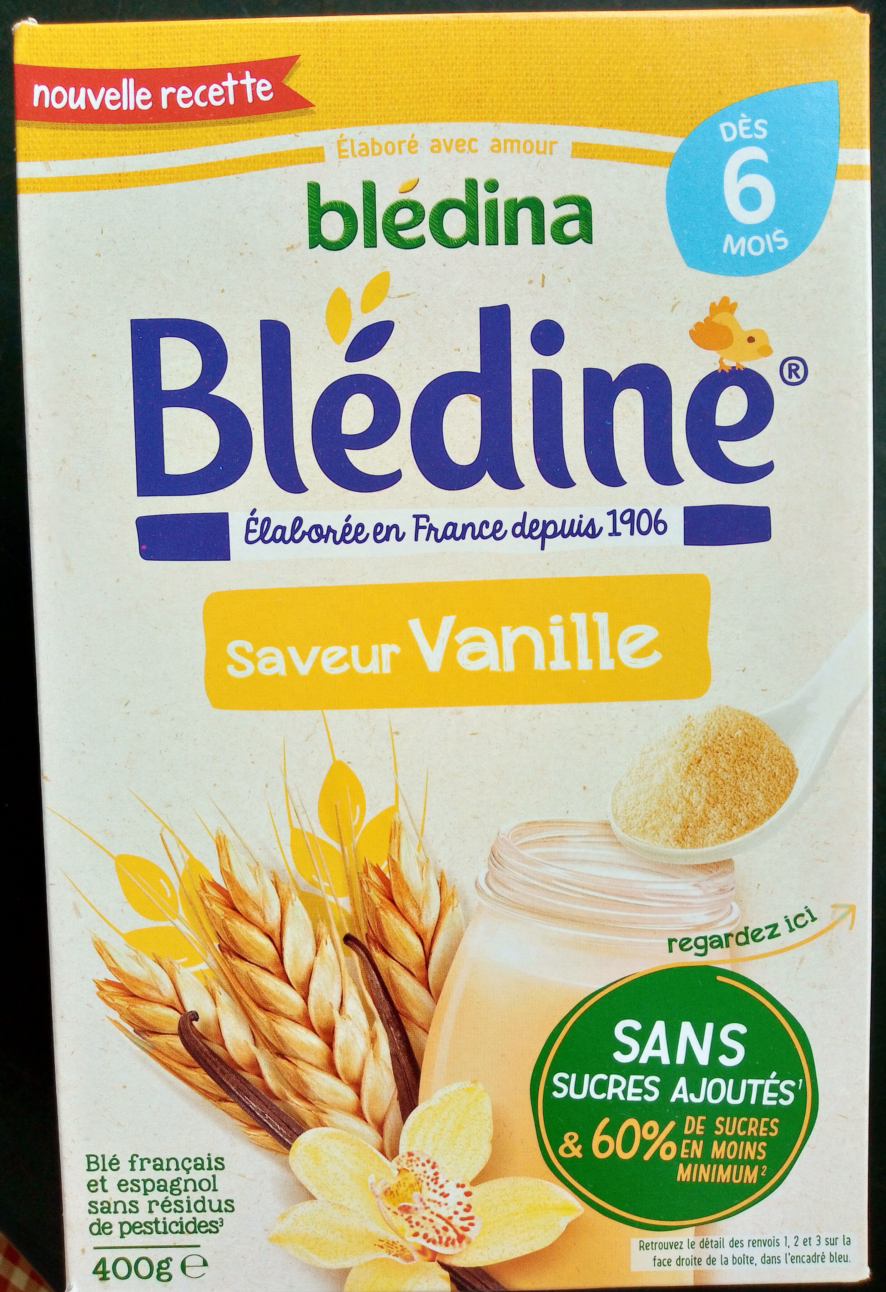 Blédine saveur vanille - Produit