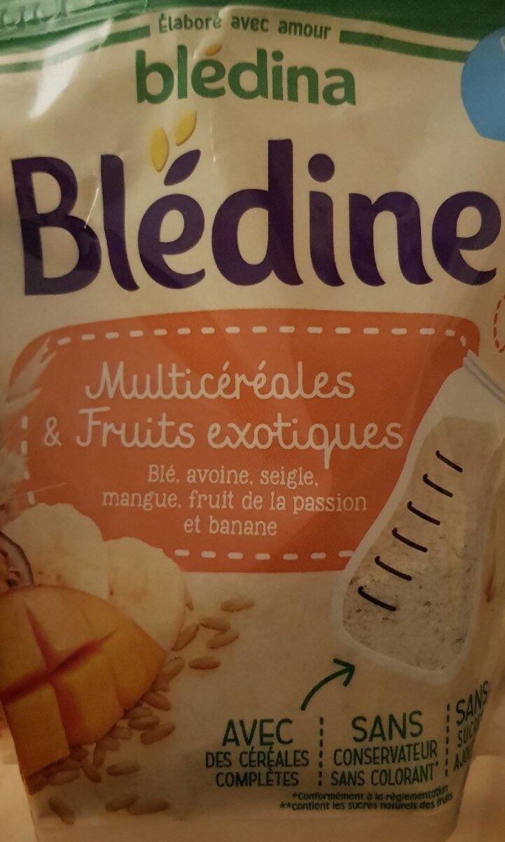 BLEDINE 200g Multicéréales & Fruits Exotiques Dès 6 mois - Produit