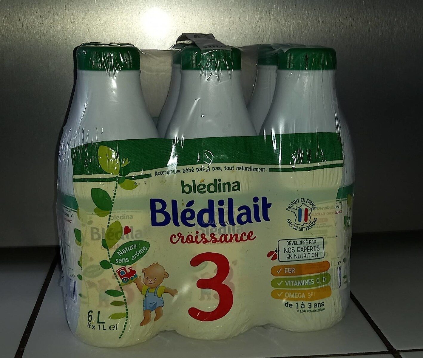 BLEDINA Blédilait Croissance 6X1L - dès 12 mois - 6216 g