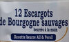 Escargots de Bourgogne sauvages beurrés à la main - Produkt