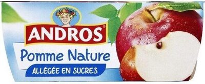 Compote Pomme Nature Allégée en Sucres - Product - fr