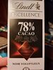 Lindt Excellence 78% cocoa - Produit